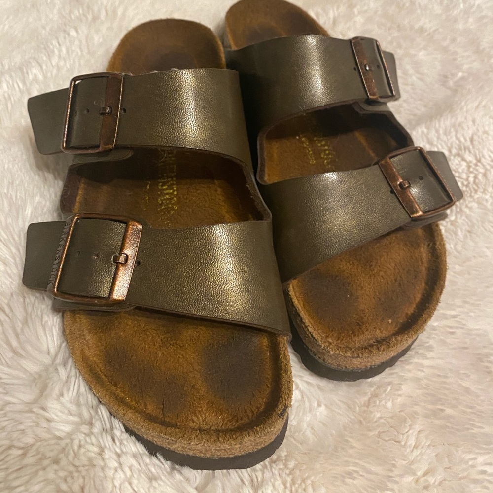 Birkenstocks Golden Brown